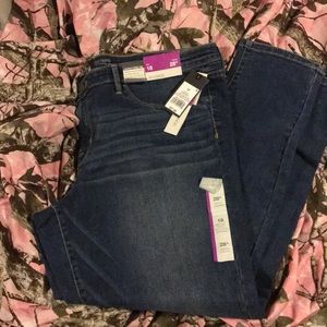 NWT sz 18 Mossimo dark wash blue jeggings😬